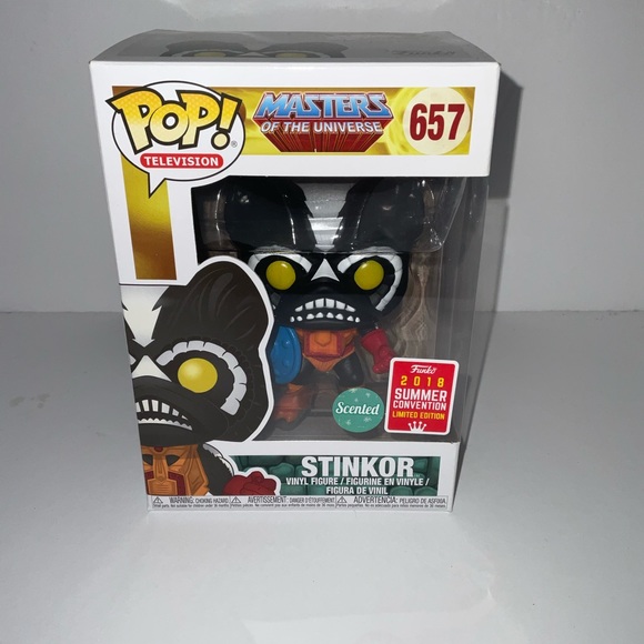Funko MASTERS OF THE UNIVERSE STINKOR SCENTED POP CON EXCLUSIVE PRICE FIRM - Picture 1 of 5
